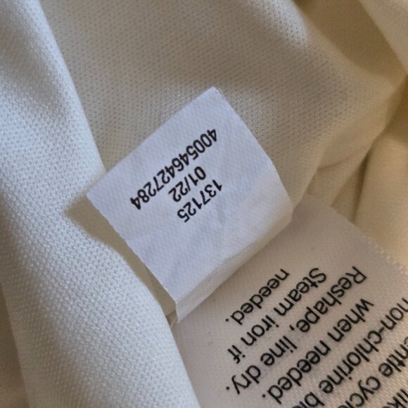 LC Lauren Conrad Crochet Trim Eyelet Adjustable Strap White Maxi Dress Size L - Picture 10 of 10